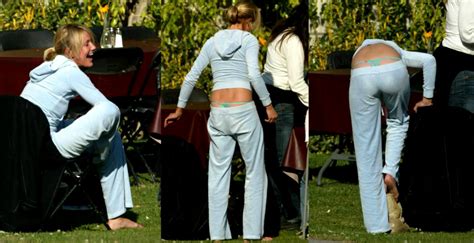 celebrity oops pictures cameron diaz thong