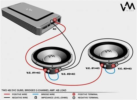 The ohm rating on dvc subs is actually the rating per voice coil, so you cannot wire a 4 ohm dvc sub to 4 ohms. Kicker 4 Ohm Wiring