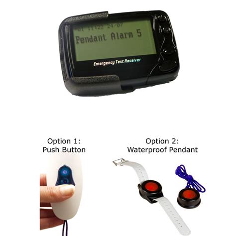 Long Range Home Safety Alert Pager With Pendant