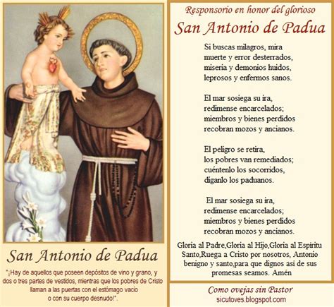 Lista Foto Oracion De San Antonio De Padua Para Encontrar Cosas Perdidas Cena Hermosa