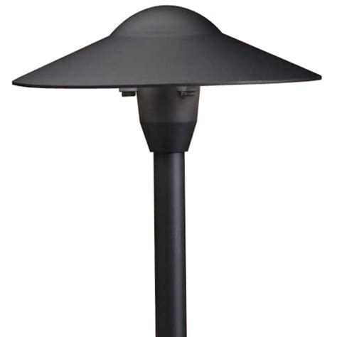 8 Inch Dome 12v Path Light In Textured Black By Kichler Lighting At