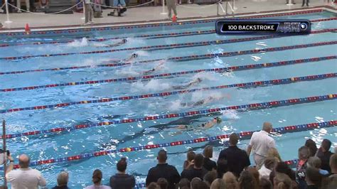 2015 Ighsau Girls State Swimming And Diving 100 Backstroke Youtube