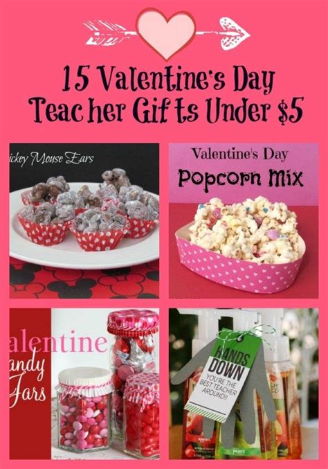These are budget friendly ideas using items. 25 Handmade Valentines Day Gifts for Teachers Under $5