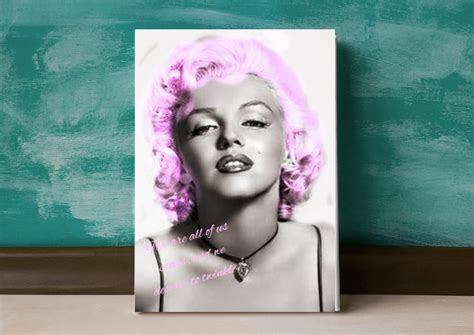 Marilyn Monroe Print Black And White Wall Artinspirational Etsy Uk