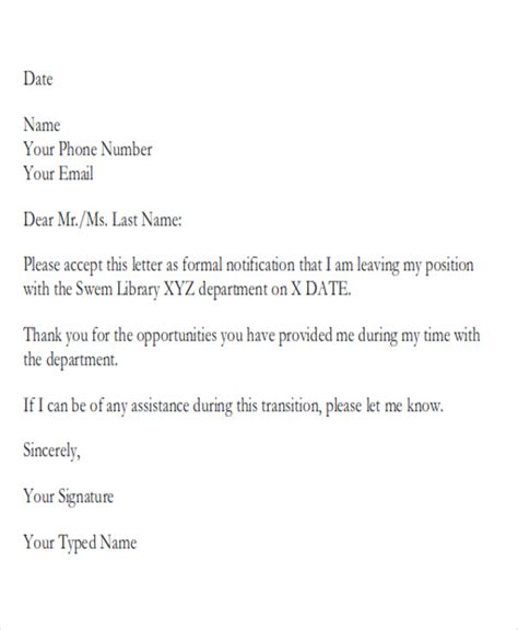 Check spelling or type a new query. FREE 30+ Resignation Letter Formats & Templates in PDF ...