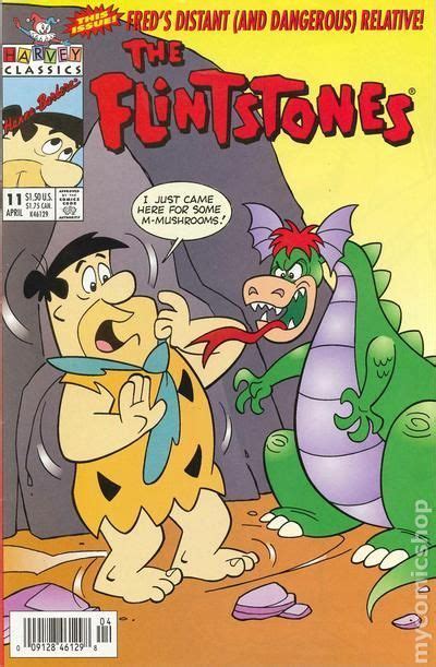 Flintstones 1992 Harvey 11 Comic Book Cover Fred Flintstones Comic Books Comic Book Cover