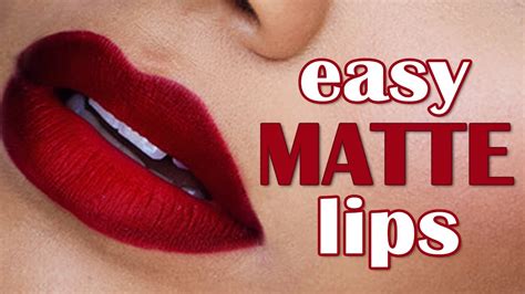 How To Get The Perfect Matte Red Lip Look Youtube