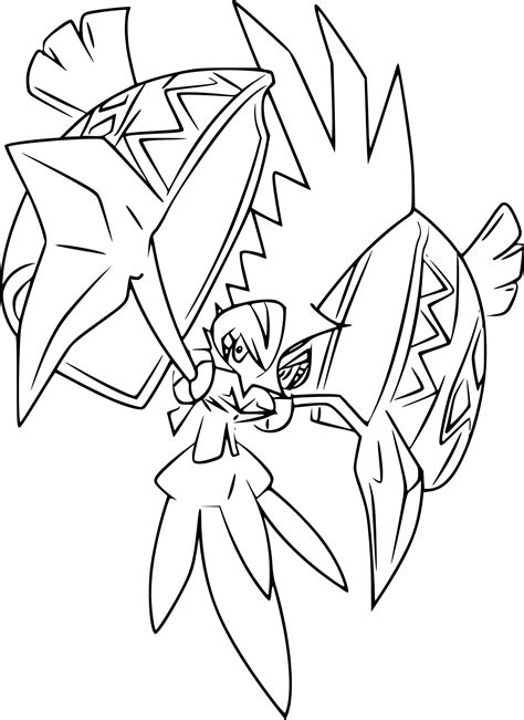 Solgaleo Pokemon Coloring Page Moon Coloring Pages
