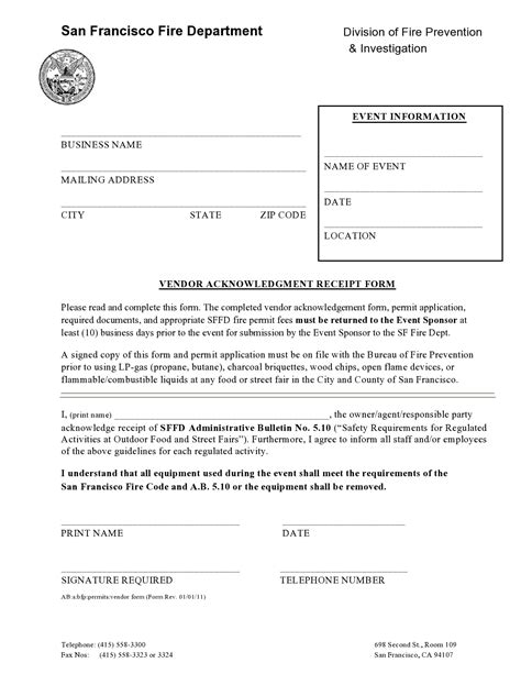 Acknowledgement Receipt Form Fill Out And Sign Printable Pdf Template