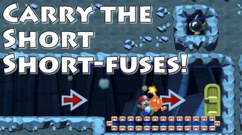 Super Mario Maker Carry The Short Short Fuse 1 And 2 Youtube