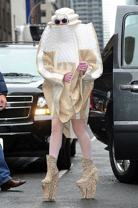 lady gaga wore a voluminous christopher john rogers gown with her platform boots artofit