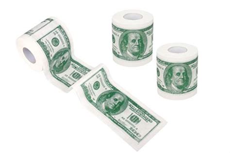 Summitlink 3 Rolls 100 Hundred Us Dollar Bill Toilet Paper Tissue