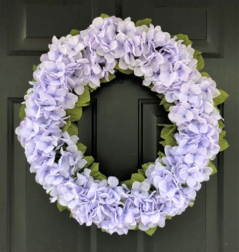 Lavender Hydrangea Wreath 1 | Etsy | Purple hydrangea wreath, Hydrangea purple, Yellow hydrangea