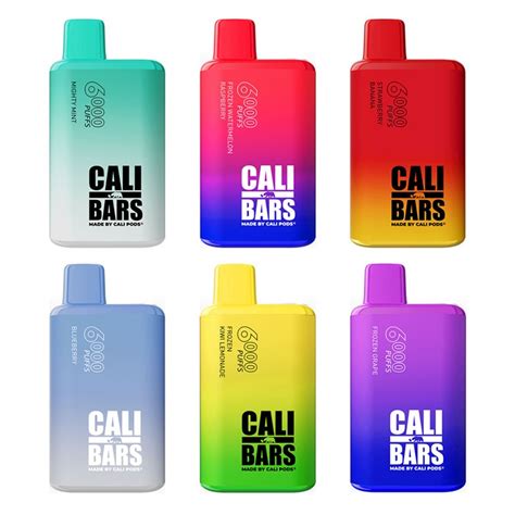 Cali Bars V2 Disposable Vape Kit 6000 Puffs 15ml Vapesourcing