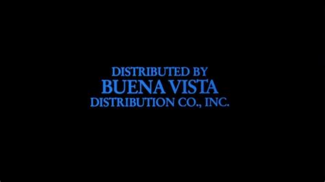 Buena Vista Distributionwalt Disney Productions 1983 Youtube