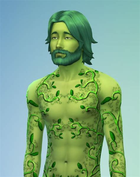 Poison Ivy Tattoo For Males At Sambler Sims 4 Updates Ivy Tattoo