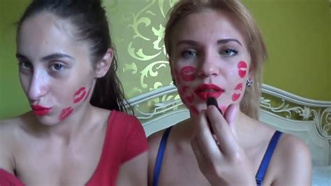 Two Sweet Girls Kissing Each Other Face Youtube