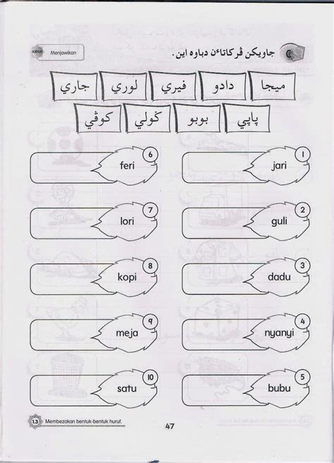 Latihan Mengenal Huruf Jawi In Math Words Word Search Puzzle Images And Photos Finder