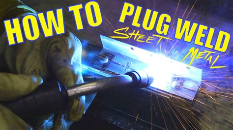 How To Plug Weld Sheet Metal With A Mig Welder Rust Repair Youtube