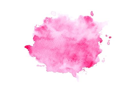 Tons De Aquarela Rosa Mancha Fundo De Traçado De Tinta Foto Premium