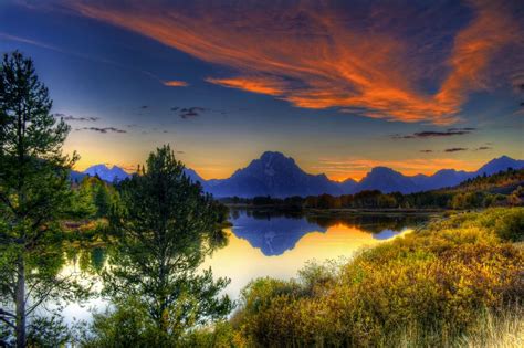 Oxbow Sunset By Alex Smith 500px Oxbow Grand Teton National Park