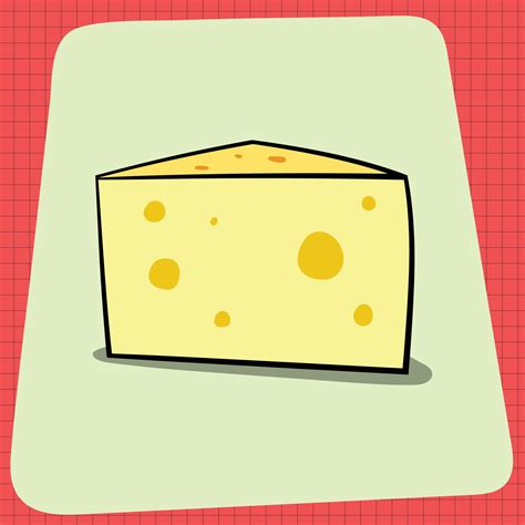 Block Of Smelly Cheese Vector Art At Vecteezy
