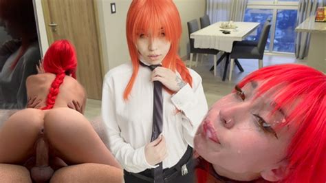 Makima Wants To Be Dominated Makes Him Cum 2 Times Cosplay Sloppy