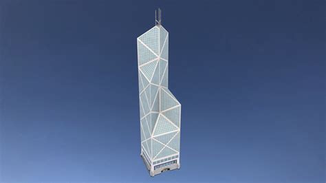 홍콩에서 중국 은행 타워 3d 모델 Turbosquid 1453255