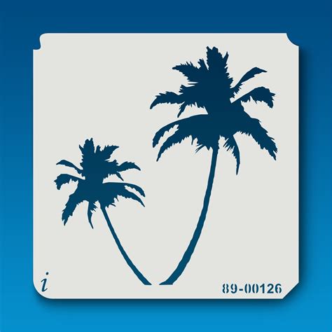 89 00126 Palm Trees Stencil Istencils