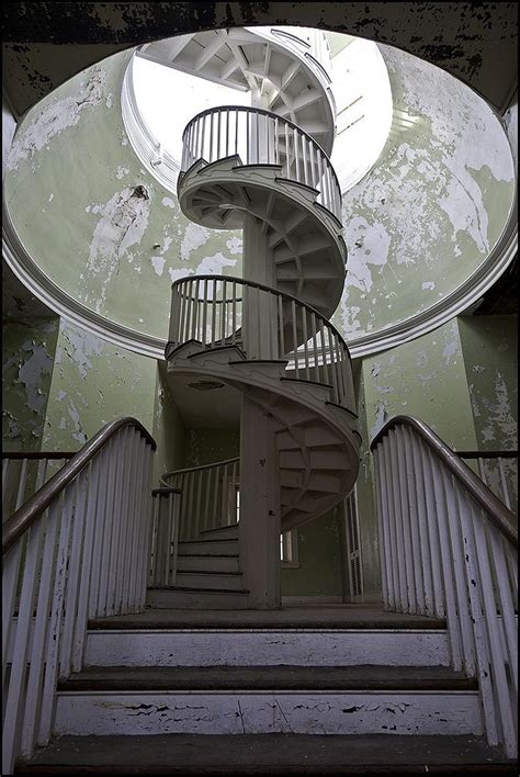 Awesome Scary Footage Of Staircase From Abandoned Asylum Https Pinarchitecture Com Scary