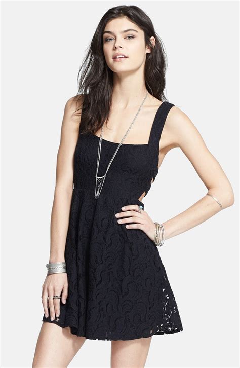 Free People Cutout Lace Dress | Nordstrom