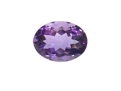 Lot 1785ct Purple Amethyst Oval Cut Gemstone