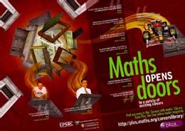 No career counselor should be without this valuable resource. Careers with maths: a set of three posters from Plus ...