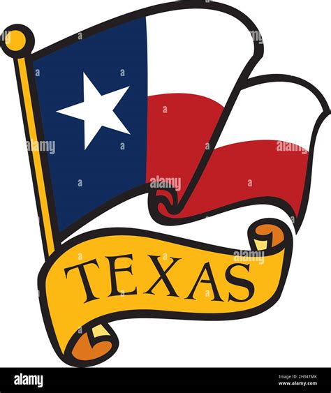 Flag Of Texas Vector Illustration Stock Vector Image And Art Alamy
