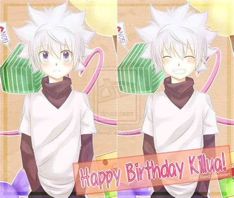 Happy Birthday Killua Killua Zoldyck And Alluka Zoldyck