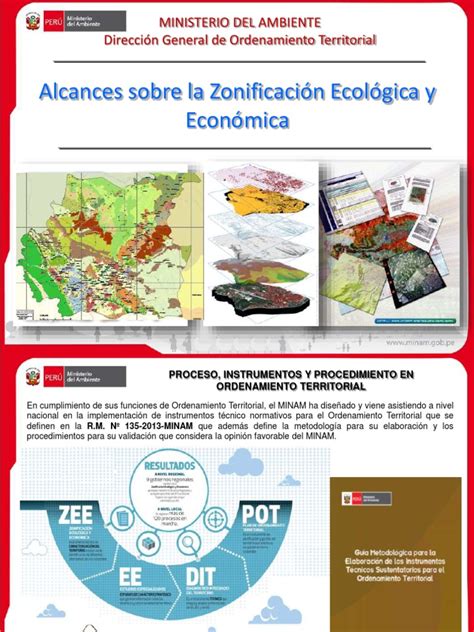 Presentacion Alcances Zonificacion Ecologica Economica Pdf Mapa