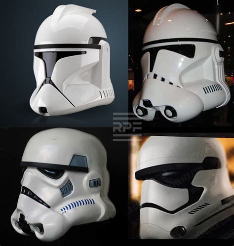Stormtrooper Helmet Progression Ep 2 Through 7 Star Wars Trooper