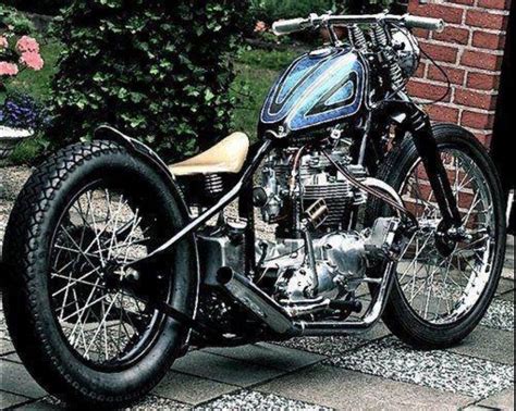 Custom Triumph Bobber Motorcycle