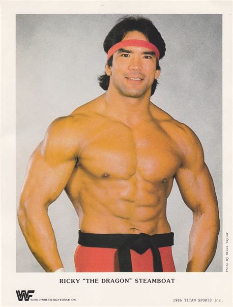 Ricky The Dragon Steamboat Famous Wrestlers World Championship