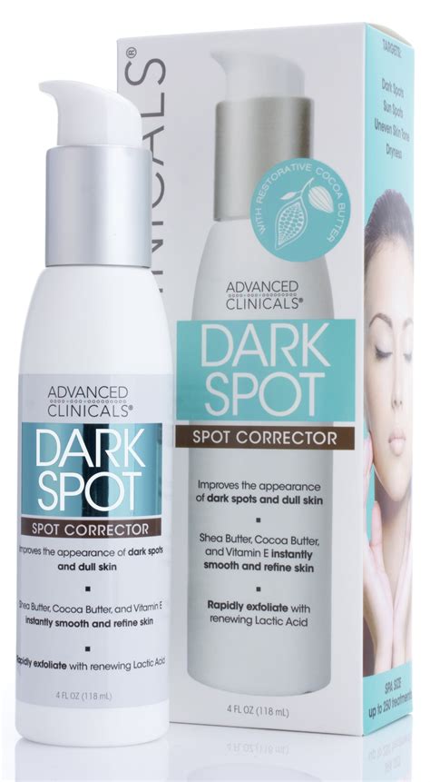 Advanced Clinicals Dark Spot Corrector Cream Shea Butter Helps To