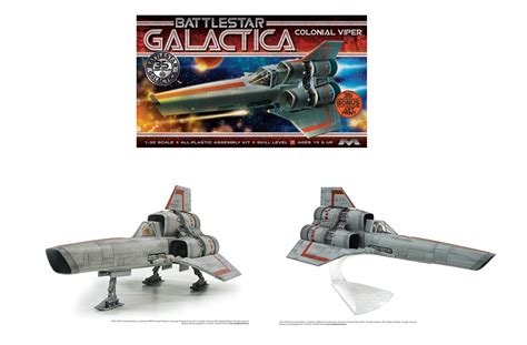Well here she is the columbia class battlestar galactica with colonial viper. Battlestar Galactica Colonial Viper Moebius Plastic Kit ...