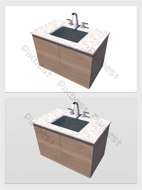 Minimalist Bathroom Sink Decors And 3d Models Skp Free Download Pikbest