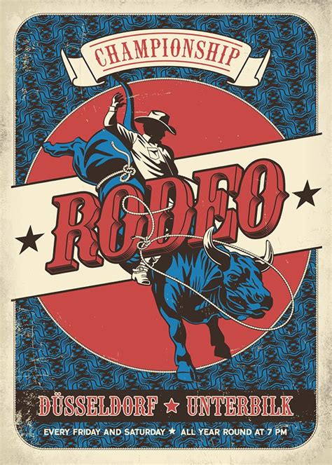 Rodeo On Behance Western Wall Art Western Artwork Cowboy Theme