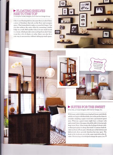 Emi Interior Design Inc Small Room Decorating Magazine 2013