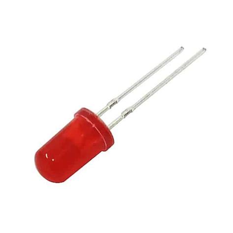 Diffused Led 5mm Red 5pcs Einstronic Enterprise