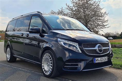 v8 powered mercedes v class is a luxury super van carbuzz