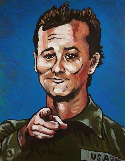 Bill Murray Painting By Jason Page