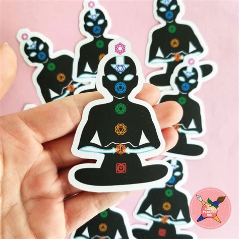 Avatar Aang Chakra Spiritual Sticker Matte Or Glossy Etsy