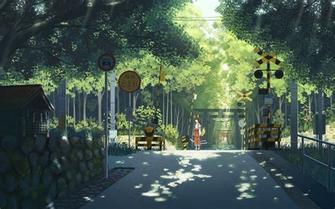 Anime Scenery Tokyo Street Wallpaper Anime Wallpaper