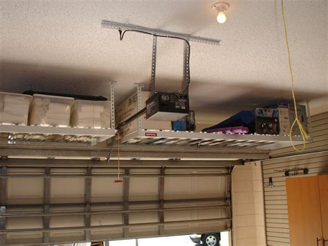 Typically, overhead storage systems measure somewhere between 4ft x 4ft and 4ft x 8ft. garage overhead storage - Google Search | Garage storage ...